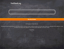 Tablet Screenshot of livelihood.org